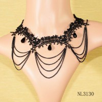 Collier Victorien Dentelle Gothique Country Mariage Sexy Fashion Modèle NL3130